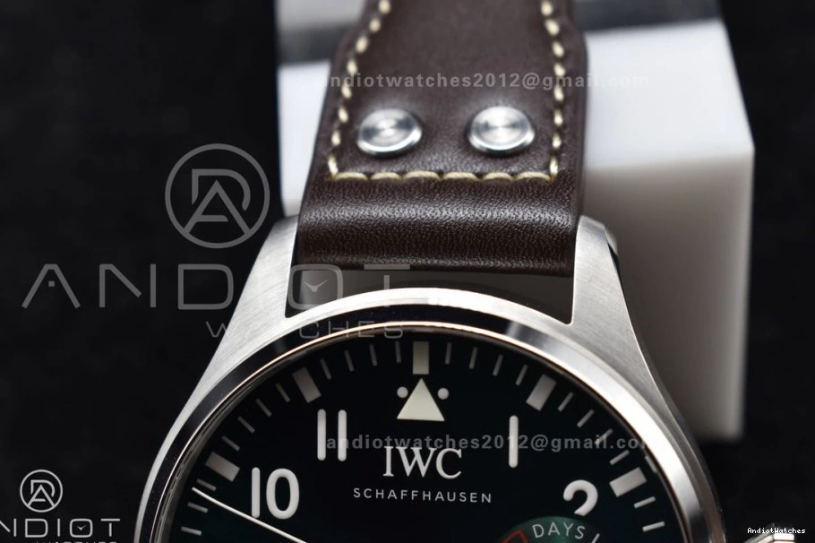 Pilot Strap Leather Big HighQuality A Best 524 ZF Brown Edition Real IW500901 on 0321